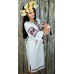 Embroidered dress "Roses"
